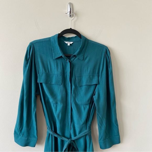 mbyM-Malinas Kaira Tied Maxi Shirt Dress - Picture 6 of 13